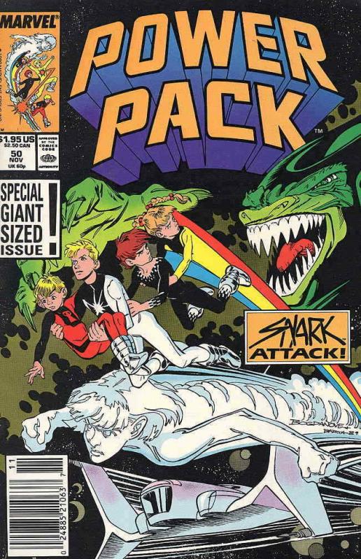 Power Pack #50 (Newsstand) FN; Marvel | save on shipping - details inside