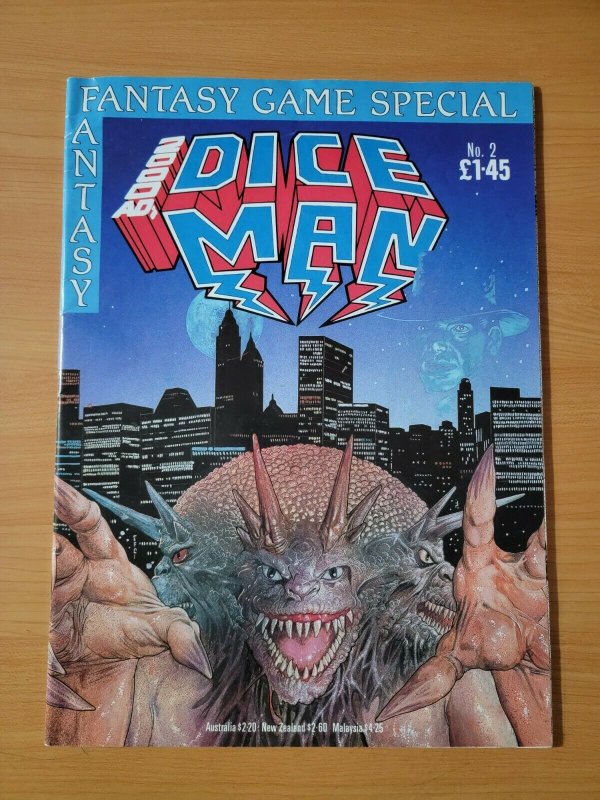 2000 AD Diceman #2 ~ VERY FINE VF ~ 1986 Oversize Comic Magazine Special