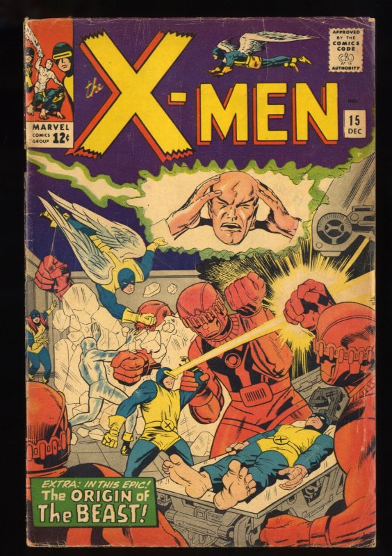 X-Men #15 VG- 3.5