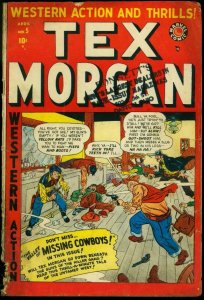 Tex Morgan #5 1949- Marvel Western- Blaze Carson FR/G