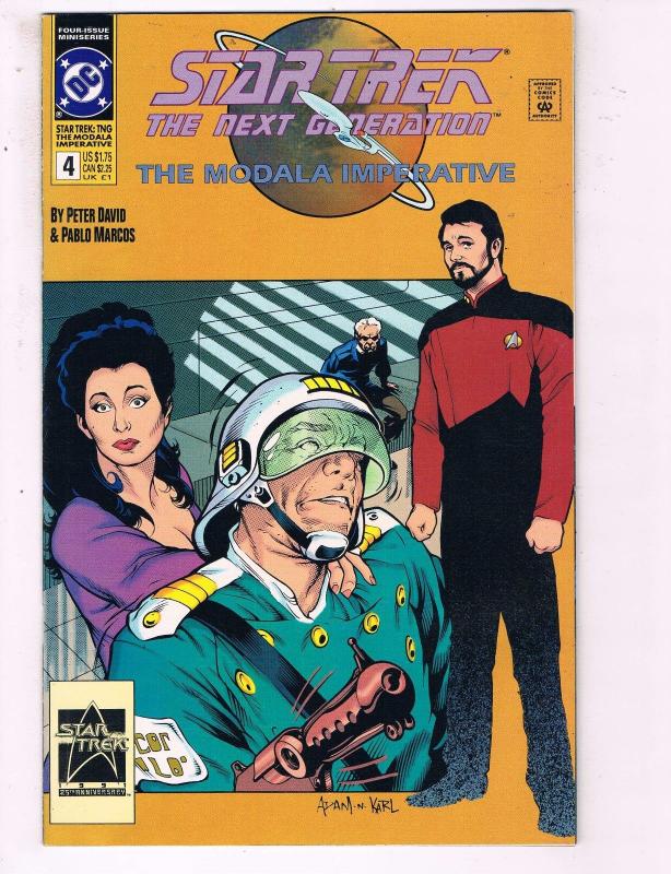 Star Trek The Next Generation #4 VF/NM DC The Modala Imperative Comic Book DE13