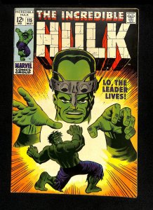 Incredible Hulk (1962) #115 Leader! Silver Age!