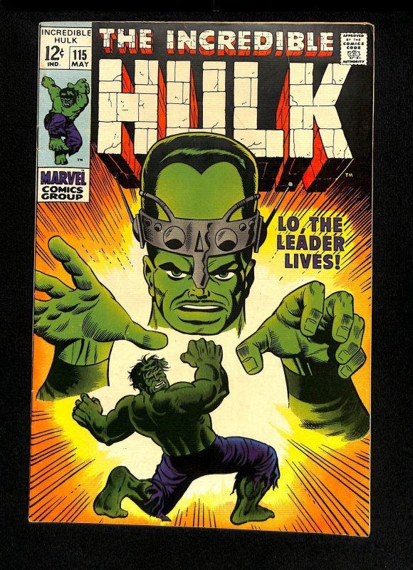 Incredible Hulk (1962) #115 Leader! Silver Age!