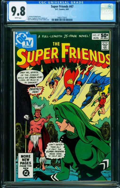 Super Friends #47-CGC 9.8-Origin Fire and Green Fury 1465173015 