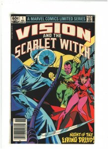 Vision and the Scarlet Witch #1 VF 8.0 Newsstand Marvel Comics 1982