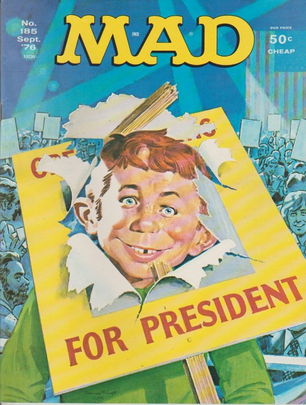 MAD MAGAZINE #185 - HUMOR COMIC MAGAZINE