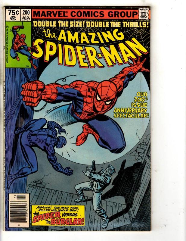 Amazing Spider-Man # 200 FN Marvel Comic Book Goblin Rhino Vulture Elektro JG9