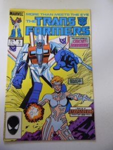 The Transformers #9 (1985) VG/FN Condition Moisture stain fc