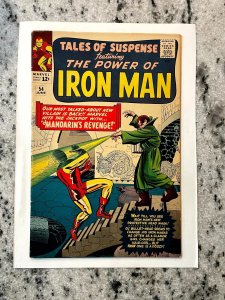 Tales Of Suspense # 54 VF Marvel Comic Book Iron Man Mandarin Stan Lee 1 J832