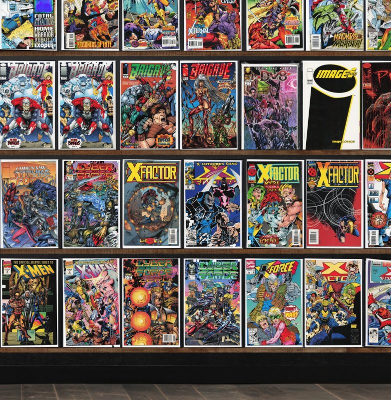 Huge Lot 140+ Comics with X-Force, X-Men, X-Factor, Brigade, Star Trek & More!