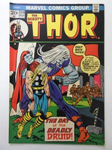 Thor #209 (1973) Day of the Deadly Druid! Beautiful VF-NM Condition!