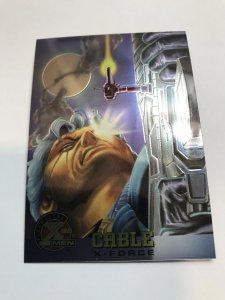 CABLE #21 card : 1995 Fleer Ultra X-men Chromium; NM/M, base, Kubert art