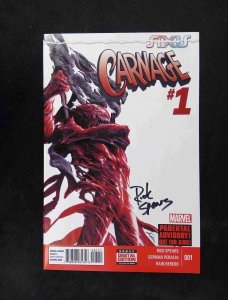 Axis Carnage #1  MARVEL Comics 2014 NM  Signed By Rick Spears