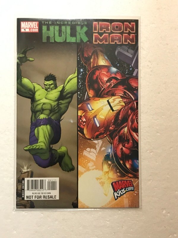 INCREDIBLE HULK / IRON MAN NM MARVEL - NOT FOR RESALE - RARE 