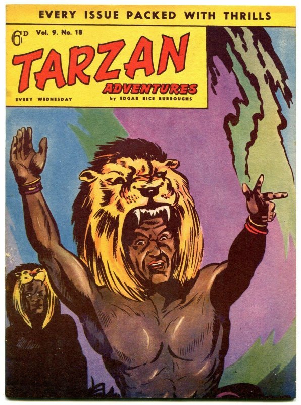 Tarzan Adventures Vol 9 #18 1959- John Celardo- British comic FN