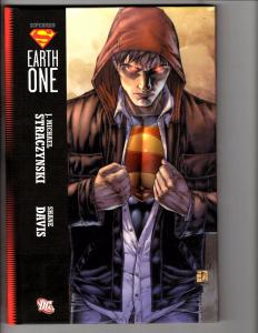 Superman Earth One DC Comics Hardcover Graphic Novel TPB NM 1st Prnt Signed J200