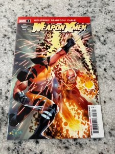 Weapon X-Men # 3 NM 1st Print Marvel Comic Book Wolverine Deadpool 6 J435