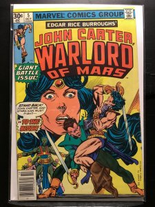 John Carter Warlord of Mars #5 (1977)