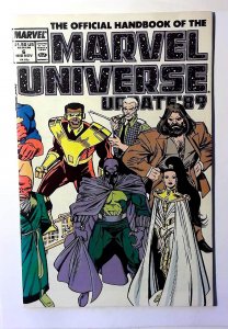 Official Handbook Marvel Universe #6 1989 Marvel Red Skull Rocket Racer Comic