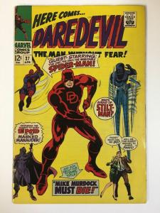 DAREDEVIL 27 FINE SPIDER-MAN April 1967 Gene Colan COMICS BOOK