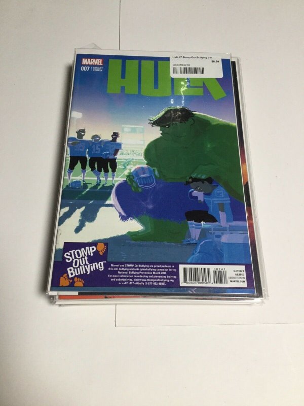 HULK#7 NM 2015 HTF STOMP OUT BULLYING VARIANT MARVEL COMICS Nm Near Mint 