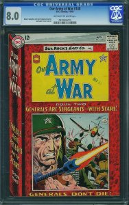 Our Army at War #148 (1964) CGC 8.0 VF