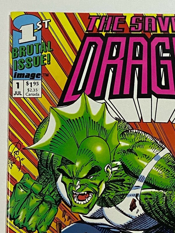 Savage Dragon #1 1st Solo Title 1st Cameo App Super-Patriot 1992 Image Comics