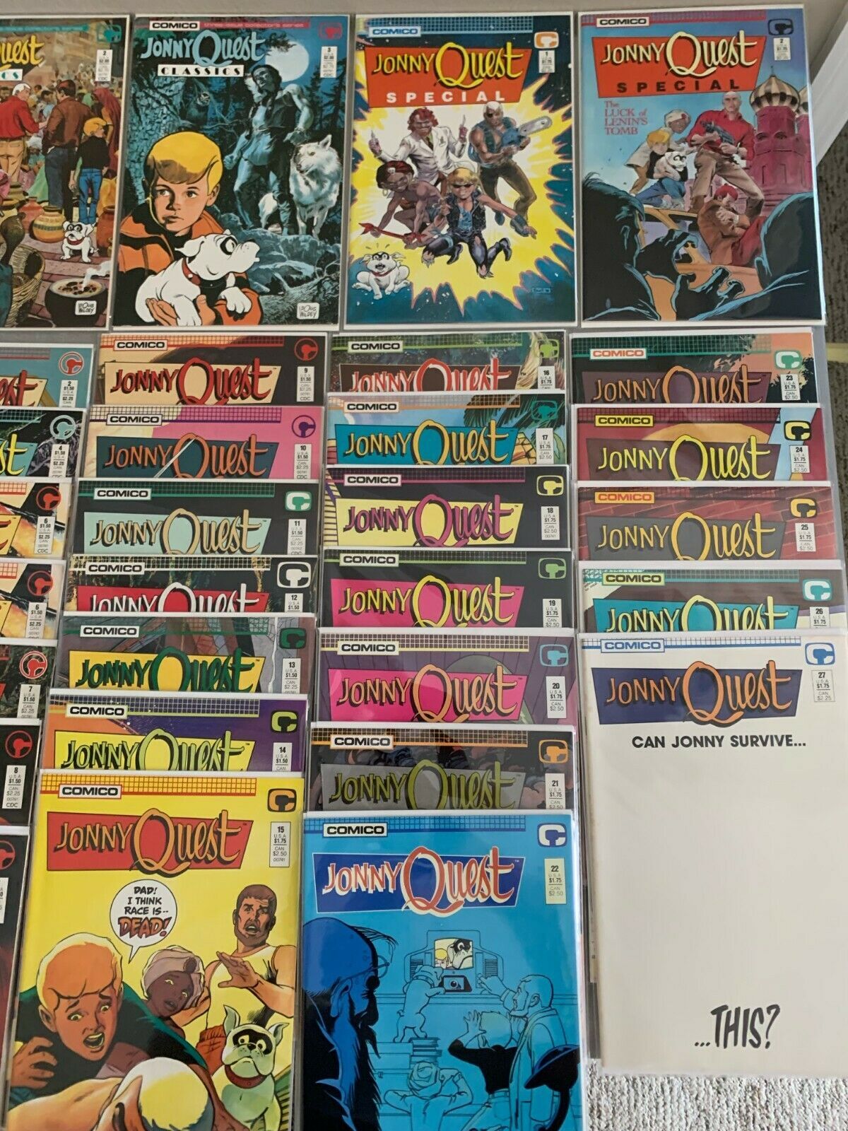 Jonny Quest HUGE Comic Lot Run 35 issues COMICO 1 | Comic Books ...