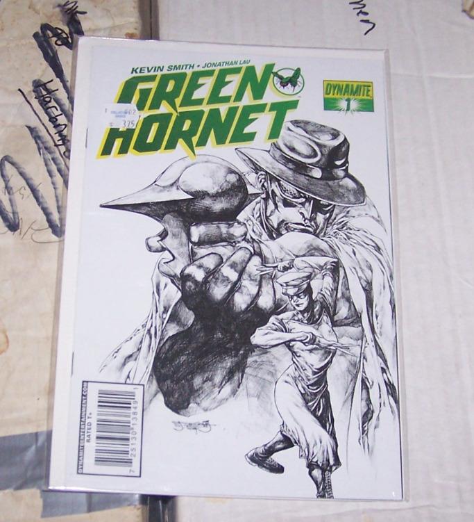 Green Hornet #1 (Mar 2010, Dynamite Entertainment) SKETCH  VARIANT COVER 1:25