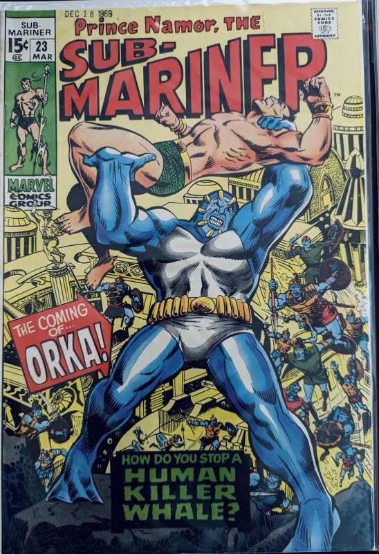 Sub-Mariner Lot. 7.5 and up! Beautiful Books. #'s 22, 23, 24, 25, 28