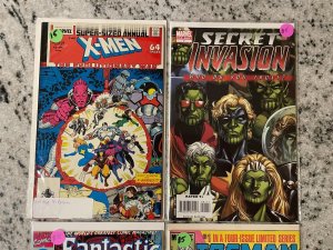 4 Marvel Comics Iceman 1 Fantastic Four 359 Secret Invasion 1 XMen 12 NM 50 J801 