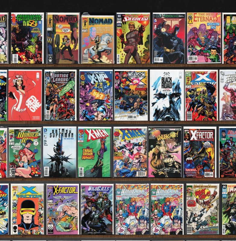 Huge Lot 150+ Comics with Excalibur, Freex, X-Factor, The Maxx, X-Men & More!