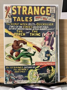 Strange Tales #128 (1965, Marvel) FN/VF  Early scarlet witch!  1st App Demonicus