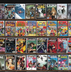 Huge Lot 140+ Comics with Hawkman, Impulse, Dune: House Harkonnen & More!