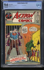 Action Comics #407 CBCS NM+ 9.6 Off White to White