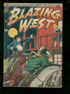 BLAZING WEST #1 1950-BUFFALO BELLE-INJUN JONES-GUNFIGHT FN