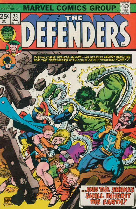 Defenders, The #23 FAIR ; Marvel | low grade comic VALUE STAMP REMOVED