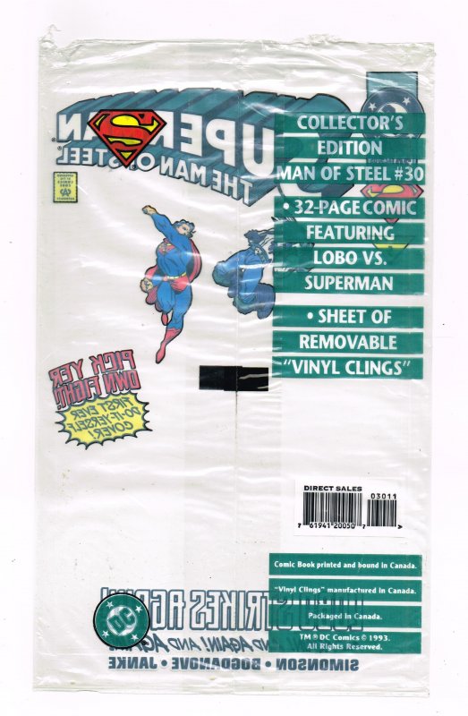 Superman: The Man of Steel #30 (1994)   Bagged, but bag has been opened