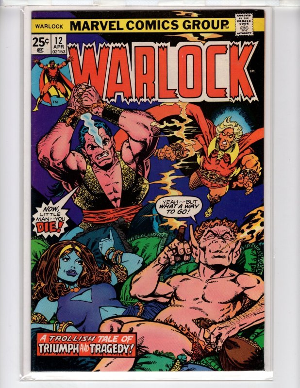 • Warlock #12 (1976) Pip The Troll Jim Starlin / NSC•CR400-GA#2