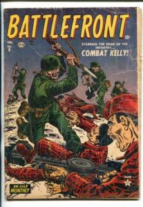 BATTLEFRONT #9-1952-WWII STORIES-COMBAT KELLYT-good