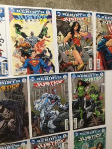 Justice League Rebirth Variant Set 1 1 2 3 4 5 6 7 8 9 10 11 12 Nm Near Mint IK