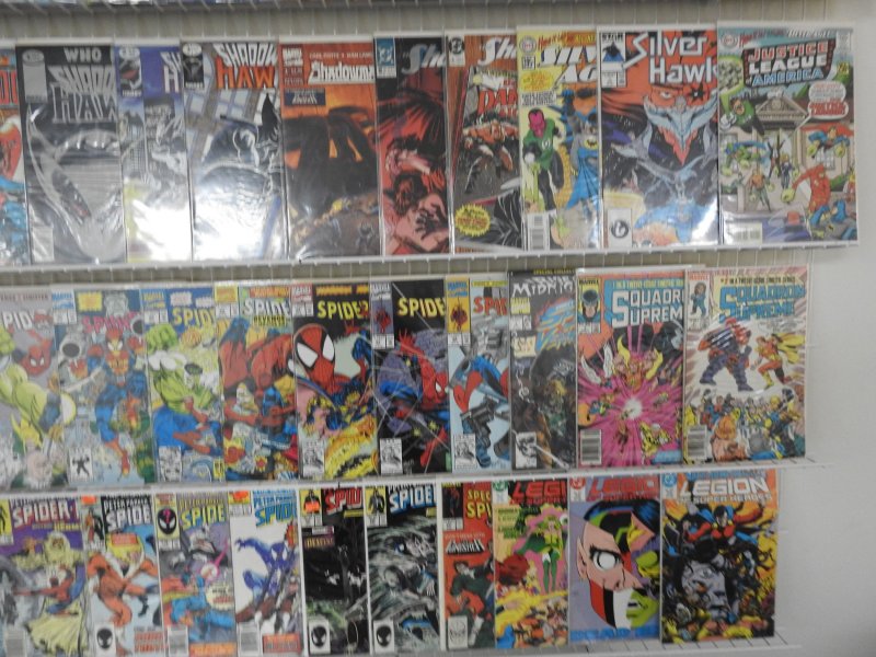 Huge Lot of 150+ Comics W/ Spiderman, Suicide Squad, JLA Avg. VF- Condition!