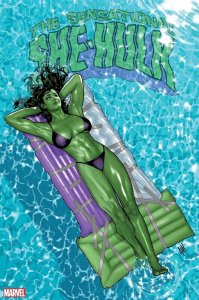 (2023) SENSATIONAL SHE HULK #1 Adam Hughes FOIL Variant Cover!