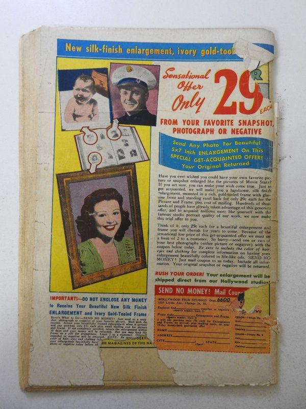 Detective Comics #162 (1950) FR/GD 3 in cumulative spine split, cover detached