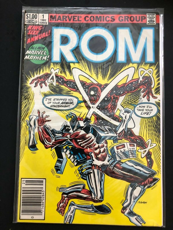 ROM SPACEKNIGHT ANNUALS 1-3  MARVEL 1983 - 1986 / NM / NEWSSTANDS