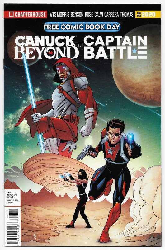 FCBD Captain Canuck & Captain Battle #1 Unstamped (Chapterhouse, 2020) NM 