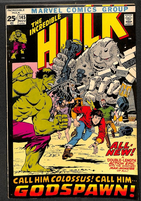 Incredible Hulk (1968) #145 FN/VF 7.0 Marvel Comics