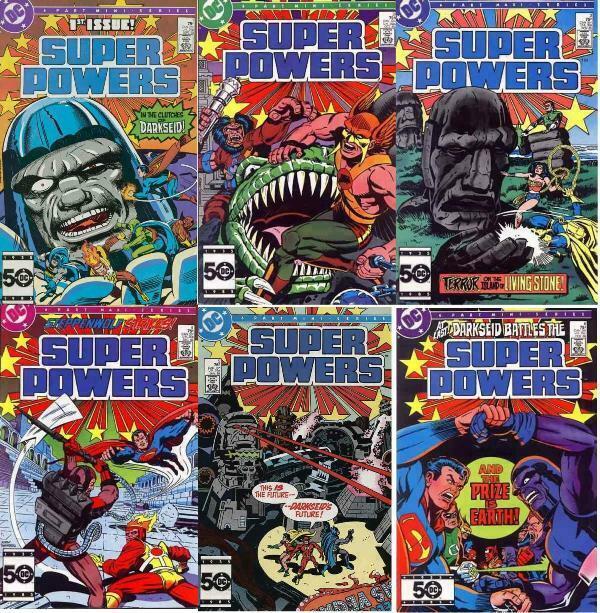 SUPER POWERS (1985) 1-6  JACK KIRBY  2nd Series!