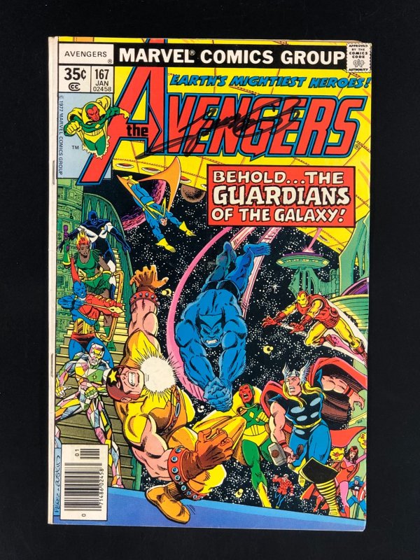 The Avengers #167 (1978) VG Signed by George Perez, Guardians of the...