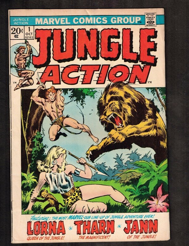 Jungle Action #1 ~ Marvel Lorna the Jungle Queen: Agu the Giant! 1972 (4.0)